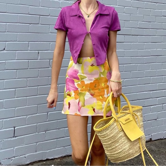 With Jean / Daisy Skirt (SPRING SALE) - Picture 2 of 3